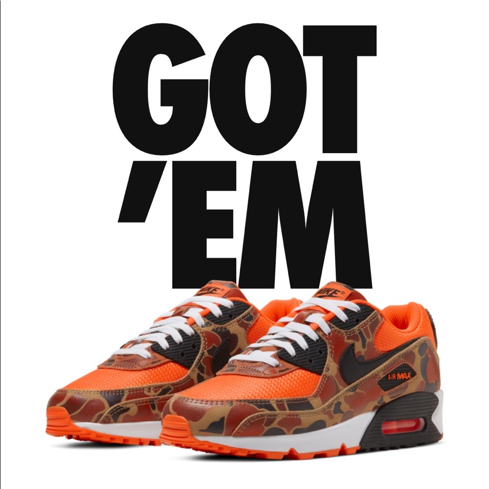 Air max orange camo size 6.5 men’s